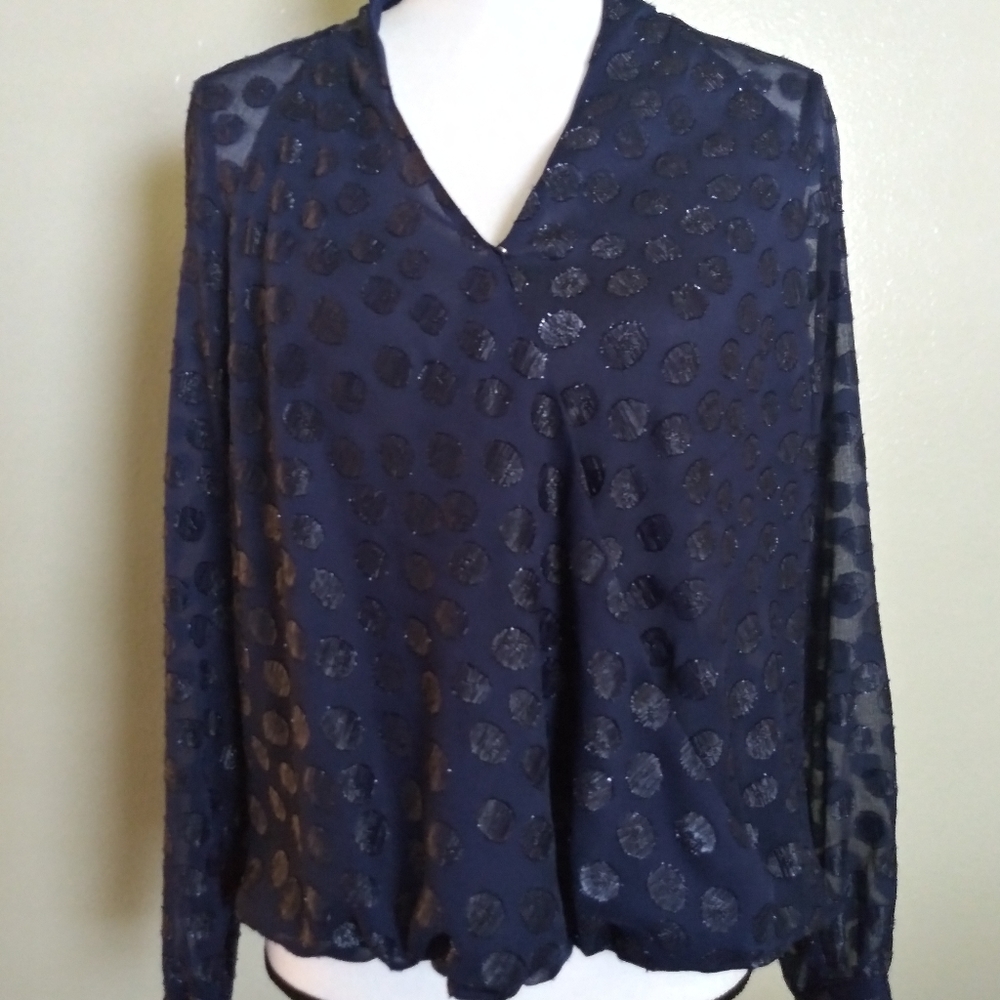 Jennifer Lopez Dark blue Blouse (S)